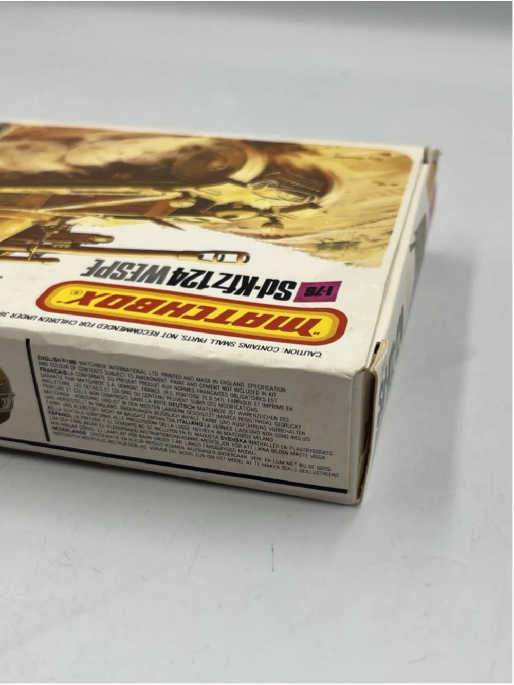 Matchbox 1/76 Sd-Kfz 124 Wespe Model Tank Kit Factory NEW IN THE BOX COLLECTIBLE